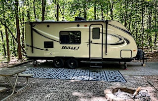 Adventures Await! Bunk beds and Outdoor griddle