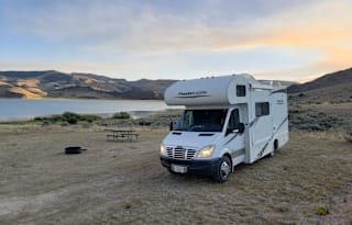 24 ft Sprinter Chassis Motorhome. Great mpg and easy to drive!