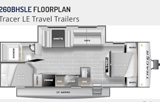 2022 Prime Time RV Tracer 260BHSLE