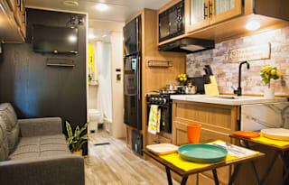 Camp Glamp!  Travel with some decor!