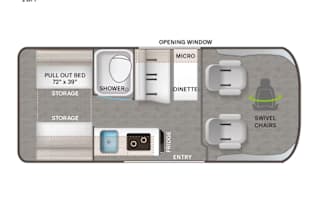 D2023 CONVENIENT & EASY TO DRIVE RV!!  SCOPE 18A