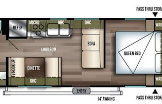 2019 Forest River RV Wildwood X-Lite