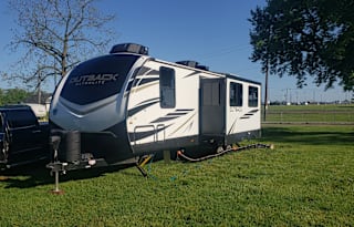 RV outback with private bunkroom