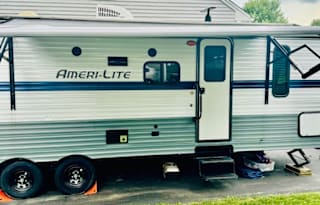 HOME-ON-THE-WHEEL spacious travel trailer