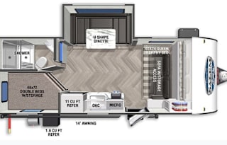 2024 Forest River FSX - 22' Sleeps 7