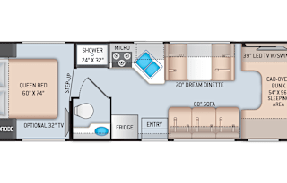 2017 Thor Motor Coach Four Winds 28A