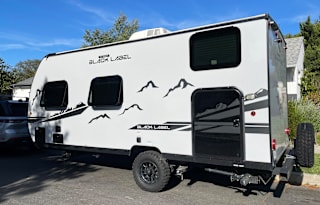 Adventure Awaits with our NEW Wolf Pup Black Label