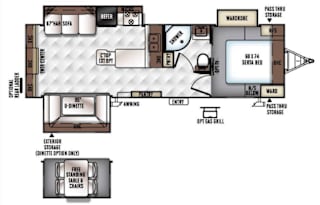 2016 Forest River RV Flagstaff Super Lite 27RLWS