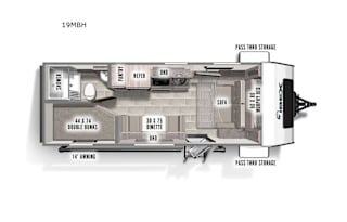 2023 IBEX 19MBH – Sleeps 5, Pet-Friendly, Loaded!