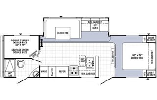 PET AND KID FRIENDLY BUNKHOUSE
