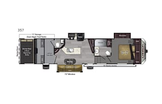Toy Hauler 2018 Keystone RV Carbon 357