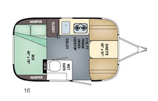 2017 Airstream RV Sport 16