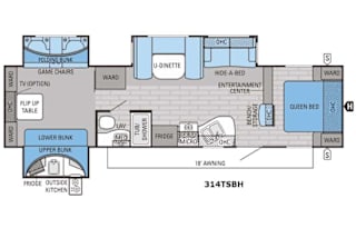 Start of Season 37ft BUNKHOUSE!