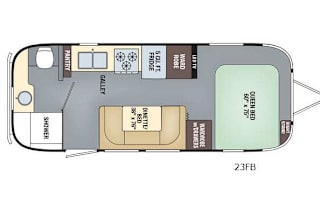 2017 Airstream RV Flying Cloud 23FB HAL 611