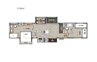 NEW 2025 Coachmen Chaparral 375BAF (2 full baths)