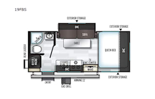 Upgraded Boondocking System!  Geopro 19FBS Rental!