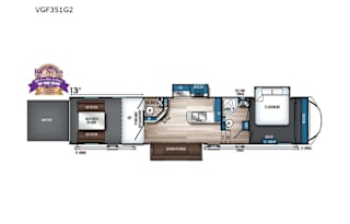 2022 Vengeance Rogue Armored Bunkhouse