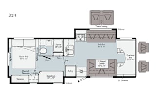 RV Bunkhouse (Stationary & Delivery Available)