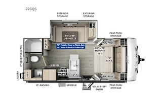 2025 Forest River RV Flagstaff Micro Lite 22SQS