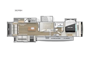 2023 crusader middle bunkhouse
