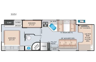 2021 Thor Motor Coach Four Winds 31EV