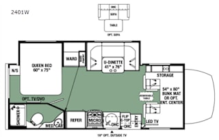 2018 Forest River - 3 full beds - 6 person rental