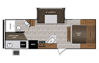 Family-Friendly 28' Avenger – Sleeps 8, Bunk Beds
