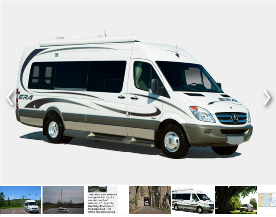 Class B Winnebago ERA (now In WI) Mirror Listing | RVshare