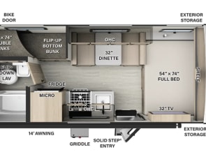 Forest River RV Rockwood GEO Pro G19BH