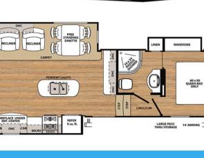 2018 Forest river sandpiper HT 3250ik