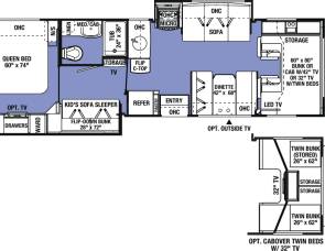 2013 2013 Forest River Sunseeker 3170 DS