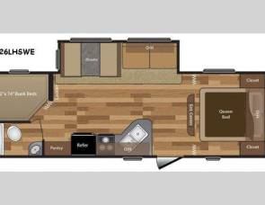 2016 Keystone Hideout 26LHSWE