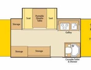 2008 Fleetwood - Evolution Floorplan: E3 (Toy Hauler)