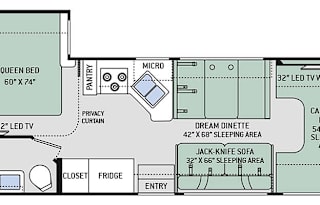 Dog Friendly! 2018 Thor Four Winds 26B! Sleeps 6!