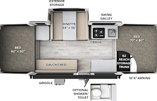 Like new Popup camper with A/C