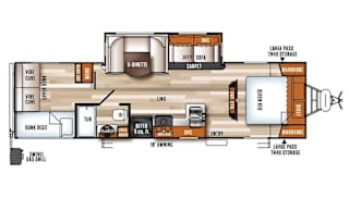 2018 Forest River RV Vibe Extreme Lite 287QBS