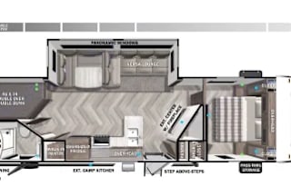 2022 Forest River RV Wildwood 26DBUD for RENT!