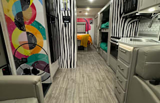 Cyan Art Mobile Home