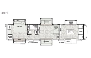 2019 Forest River RV Cedar Creek Champagne Edition 38EFK