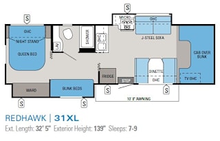Best Floorplan For Families - 2014 Jayco Redhawk