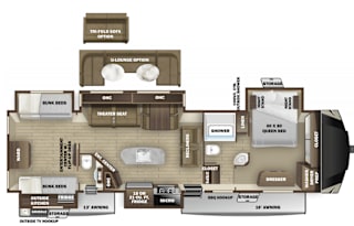 2020 Highland Ridge RV Silverstar SF427BHS