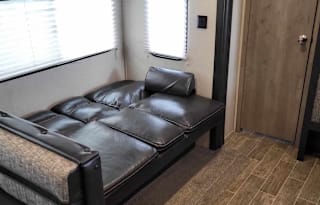 Puma bunkhouse camper with outside kitchen