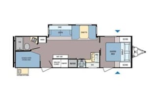 2018 Dutchmen RV Coleman Light 2835BH