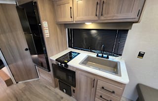 Super Sick OFF GRID trailer BUILT FOR DRY CAMPING!