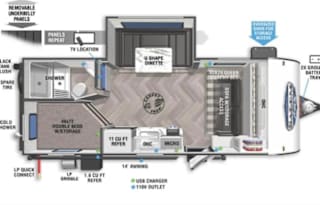 2022 Forest River RV Salem FSX 178BHSKX