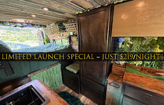 Forest Temple on Wheels for Magical Road Trips