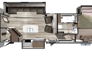 2019 Highland Ridge 427BHS Bunkhouse 5th Wheel