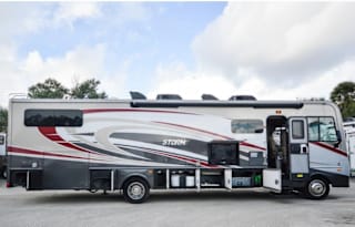 Meet Sancho - Our  2017 Fleetwood RV Storm 36D