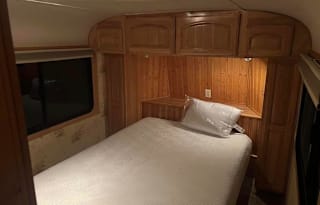 Rock out with this retired tour bus!