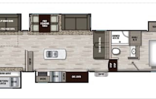 2021 Chaparral Bunkhouse and 2 Full Bathrooms